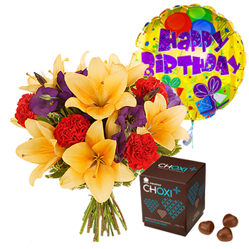 Happy Birthday Gift Set - flowers