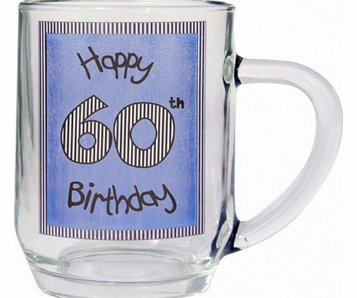 Happy Birthday Glass Tankard