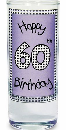 Birthday Purple Shot Glass
