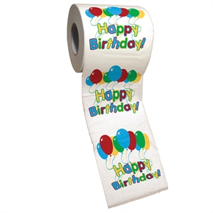 Happy Birthday Toilet Roll