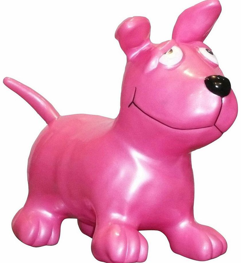 Happy Hopperz Inflatable Pink Dog 2014