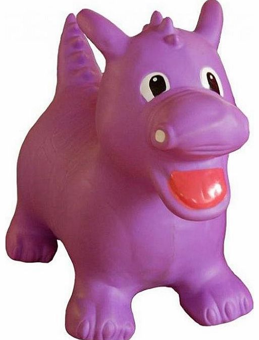 Happy Hopperz Inflatable Purple Dinosaur 2014