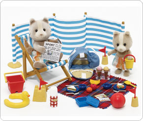 Happy Land Sylvanian Families Day At The Seaside