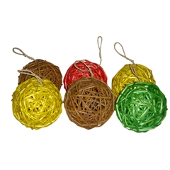 Christmas Willow Decorations by Happy Pet