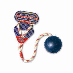 Large Rope Ball 2.5in Toy for Dogs by Tough Toys