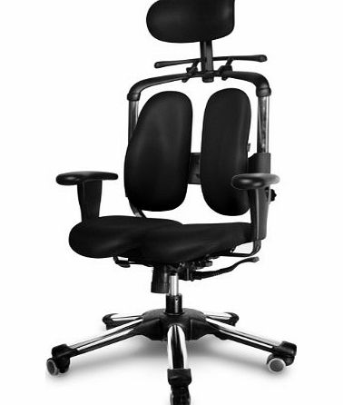 Hara Chair NEW HARA CHAIR, pressure relief of the intervertebral discs and improved buttock circulation. / Model: Nietzsche-V - Color: Black