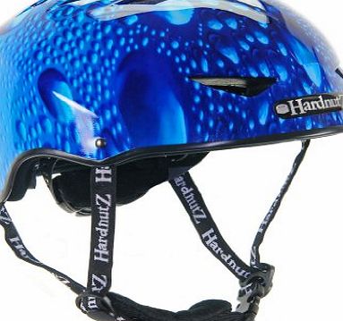 HardnutZ Helmets Blue Rain Street Cycle - Blue, 54-58cm