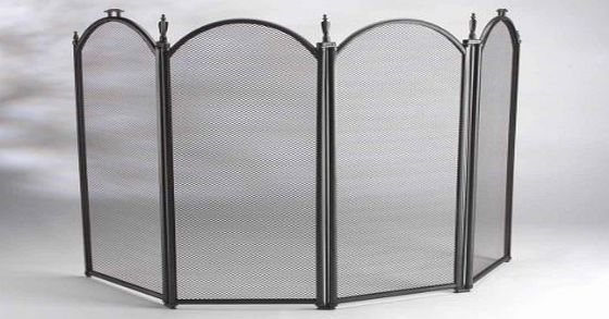 Harewood Black Fire Screen FIRE22