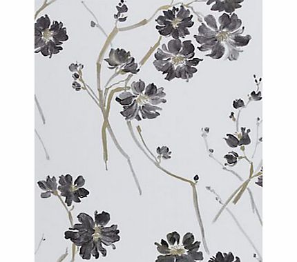 Harlequin Floris Wallpaper, 30217, Slate Grey