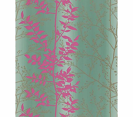 Harlequin Persephone Wallpaper, Grey / Pink,110182