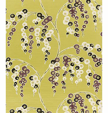 Harlequin Wallpaper, Iona 75639, Lime / Purple