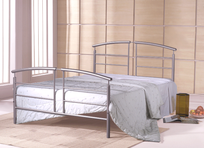 Harmony Beds Curve 4ft 6 Double Metal Bedstead