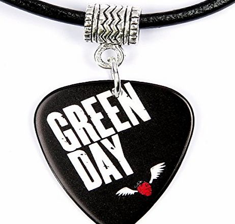 Harmony Green Day American Idiot Guitar Pick Necklace