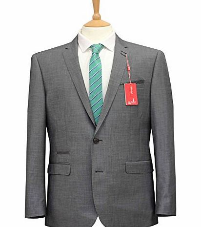 HARRY BROWN Mens 6th sense grey 2 button fashion suit 44L