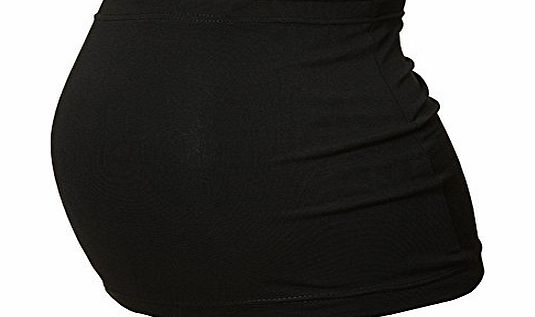 Harry Duley Maternity Belly Band - Pregnancy Bump Band - Made in UK (Pre Pregnancy Size UK 10, Black)