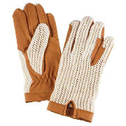 Harry Hall Crotchet Backed Gloves Medium Mixed