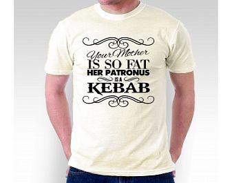 HARRY Potter Kebab Patronus Cream T-Shirt Large