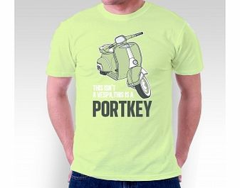 Potter Vespa Portkey Bright Green T-Shirt