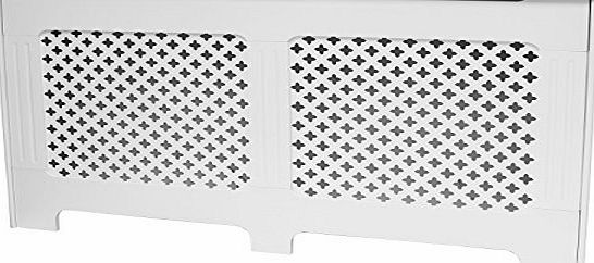 Hartleys White Traditional Radiator Cabinet - Large