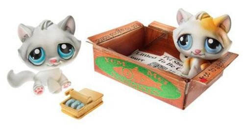 Hasbro Littlest Pet Shop - Kittens For Sale And Maltese