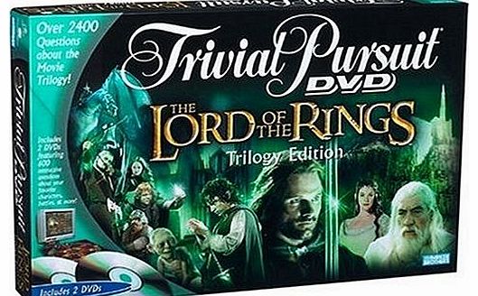 Hasbro Lord of the Rings Trivial Pursuit DVD Game