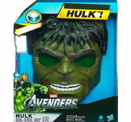 Hasbro Marvel Avengers Hulk Electronic Light-Up Face Mask Costume Dress-Up