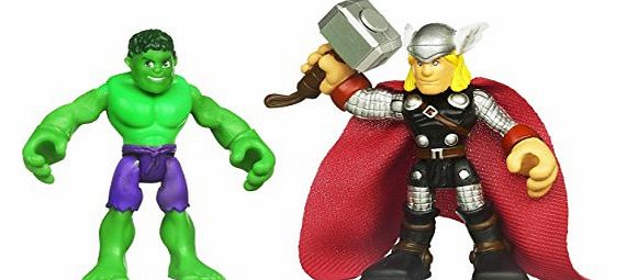 Marvel Playskool Heroes Hulk and Thor Action Figure