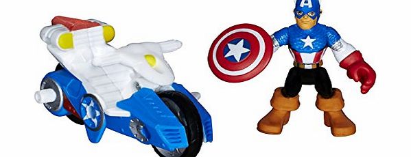 Hasbro Marvel Super Hero Spider Man Racer Vehicle Captain America