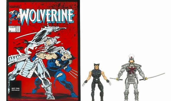 Hasbro Marvel Universe Greatest Battles Action Figure Comic 2Pack - Wolverine amp; Silver Samurai