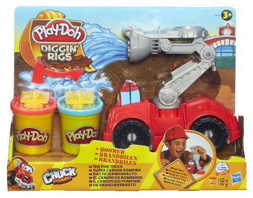 Hasbro Play-Doh Diggin Rigs Boomer The Fire Truck
