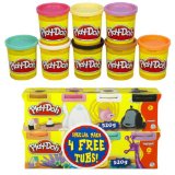 Play Doh Holiday 4 Pack Plus 4 Extra Free
