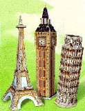 Puzz 3D 3 in 1 Mini European Landmarks