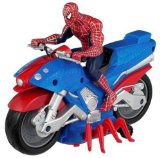 Hasbro Spiderman 3 - Bump N Go Spider-Man On Spider Bike