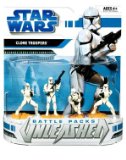 Star Wars: Clone Wars Unleashed Battle Packs - Clone Troopers Action Figure Multi-Pack