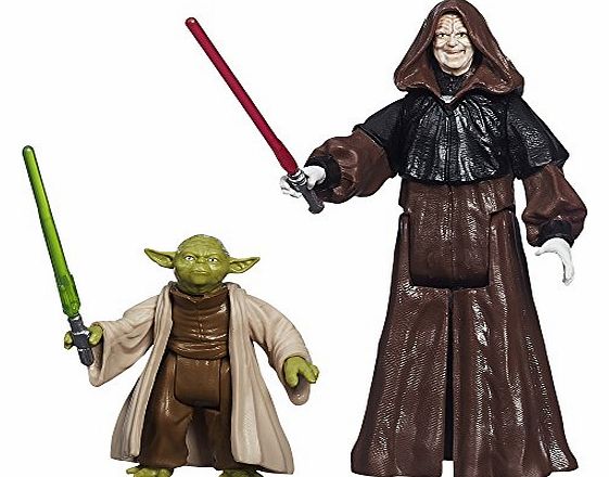 Star Wars Mission Series Action Figures Wave 4 - Yoda amp; Darth Sidious