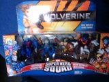 Wolverine Super Hero Squad 4 Pack The Coming Of Apocalypse - Apocalypse, Archangel, Wolverine and Nightcrawler