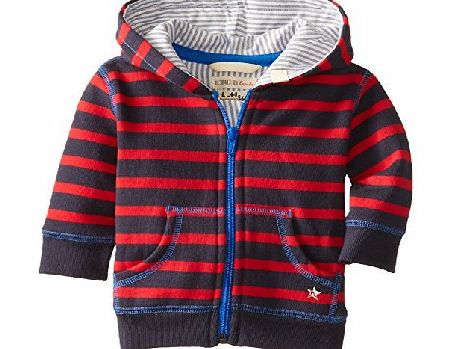 Hatley Baby Boys Infant Cinders Striped Track Jacket, Red, 12-18 Months