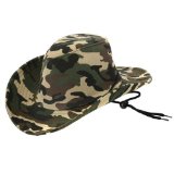 New Summer Adults Cowboy Hat Camo Camouflage O/S