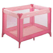 Hauck Pink Travel Cot