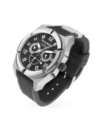 Haurex Challenger - Stainless Steel and Rubber Chronograph Watch