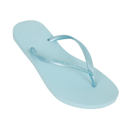 Ladies Havaianas Slim Flip Flops 1050 Cystal Blue
