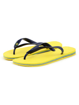 Havaianas Yellow Brasil Flip Flops