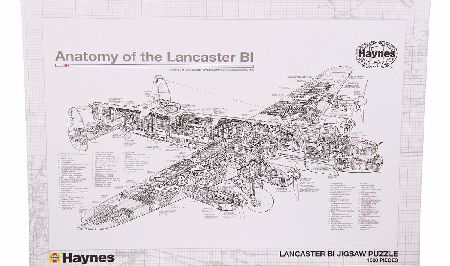 Anatomy Of A Lancaster Bomber Jigsaw Puzzle
