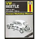Haynes Volkswagen Beetle 1200 (54 - 77) up to S