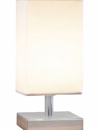 Haysom Interiors Satin Chrome Touch Dimmable Table Lamp by Haysom Interiors