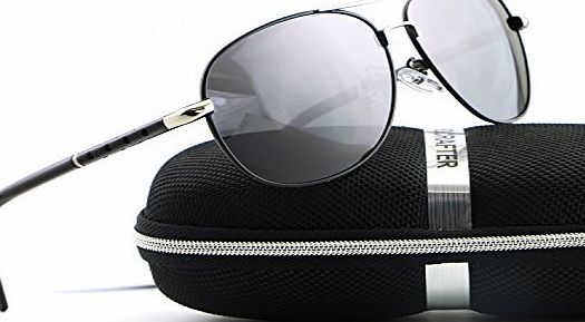 HDCRAFTER 2016 UV400 Protection Polarized Aviator Mens Sunglasses Driver Goggles