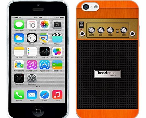 Head Case Designs Orange Chorus Guitar Amp Gel Back Case Cover for Apple iPhone 5c