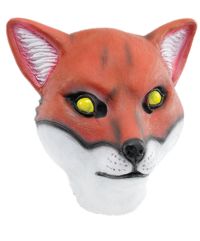 Head Mask - Rubber Fox Head