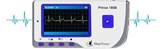 Heal Force Handheld Portable Electrocardiogram ECG Monitor - Cardiac Monitoring