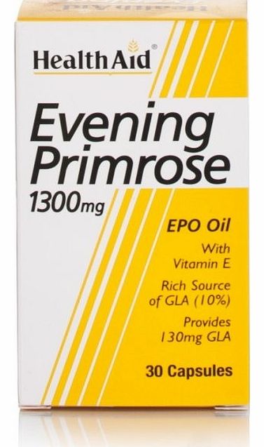 Healthaid Evening Primrose Oil 1300mg Capsules